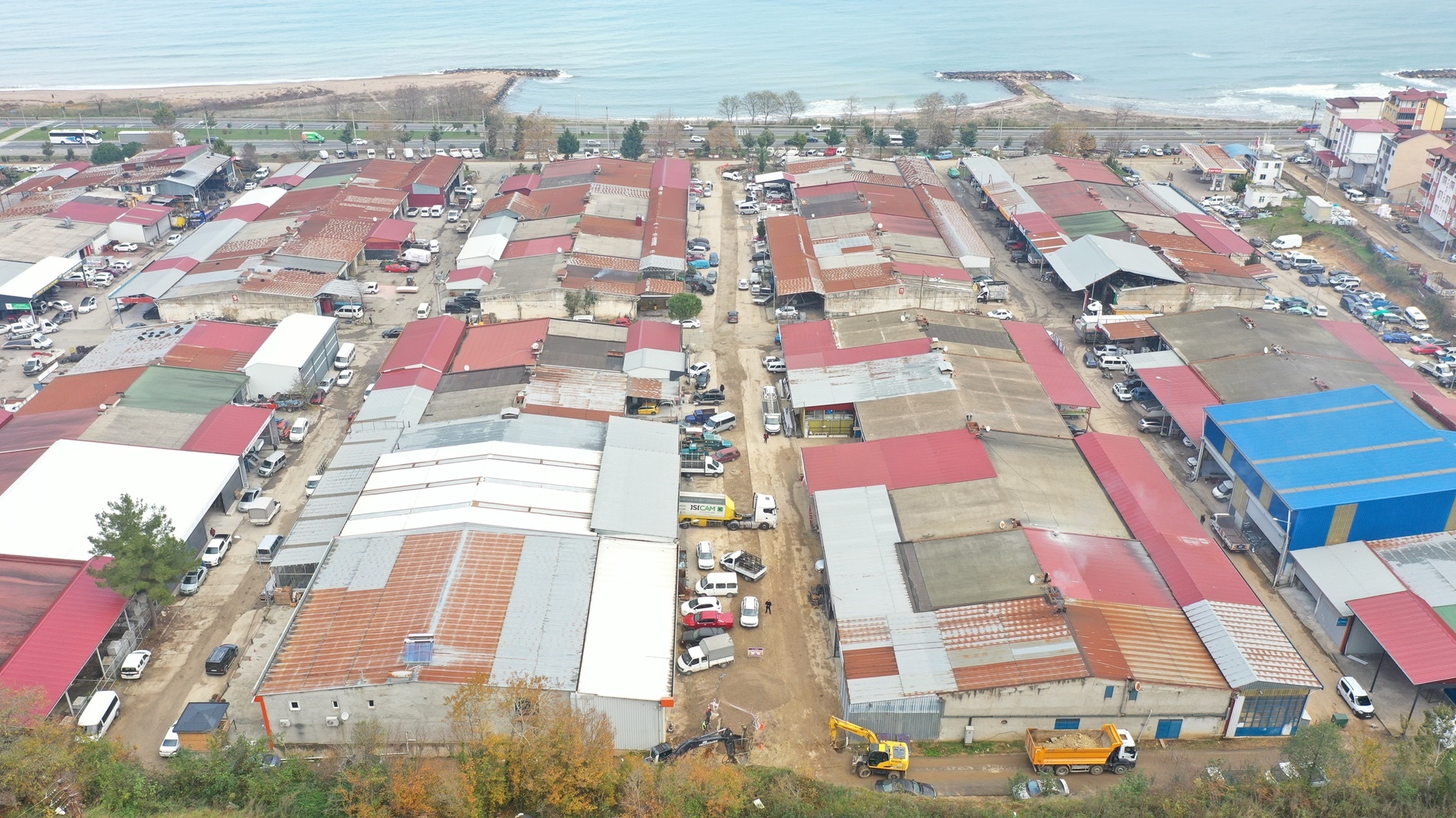 FATSA BÜYÜK SANAYİ SİTESİ ALT YAPI DERDİNE SON